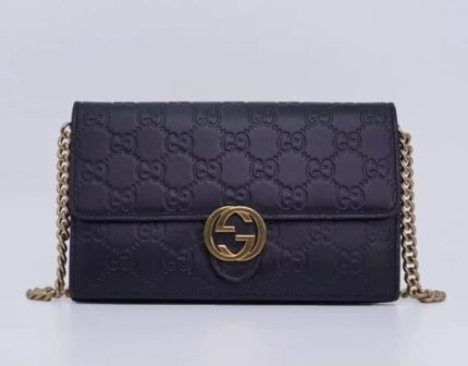 Irresistible Preloved Gucci Leather Chain Wallet | Authentic Designer Wallet on Chain | Norion Luxury
