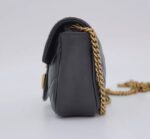 Irresistible Preloved Gucci Marmont Mini GG Bag | Authentic Black & Gold Underarm Crossbody | Norion Luxury